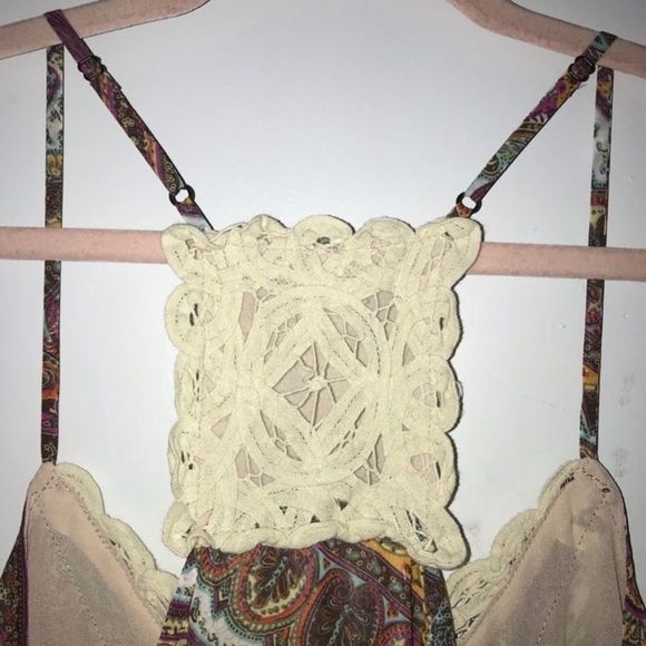 Gimmicks by BKE Paisley Studded Tank Top Medium M - Picture 6 of 11